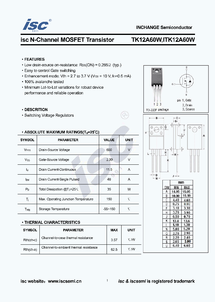 TK12A60W_8893969.PDF Datasheet