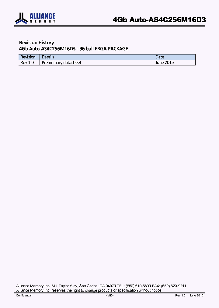 4GB-AUTO-AS4C256M16D3_8894755.PDF Datasheet