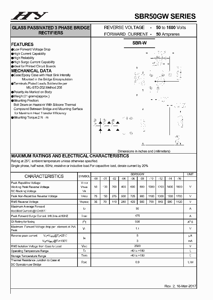 SBR5000GW_8895098.PDF Datasheet