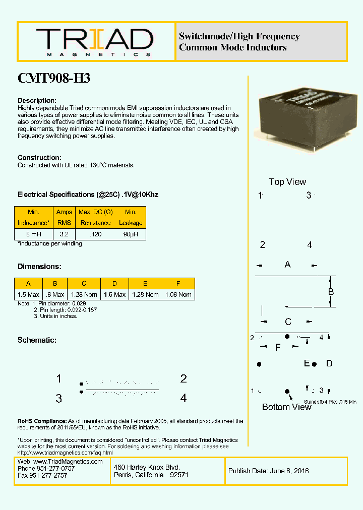 CMT908-H3-B_8896547.PDF Datasheet