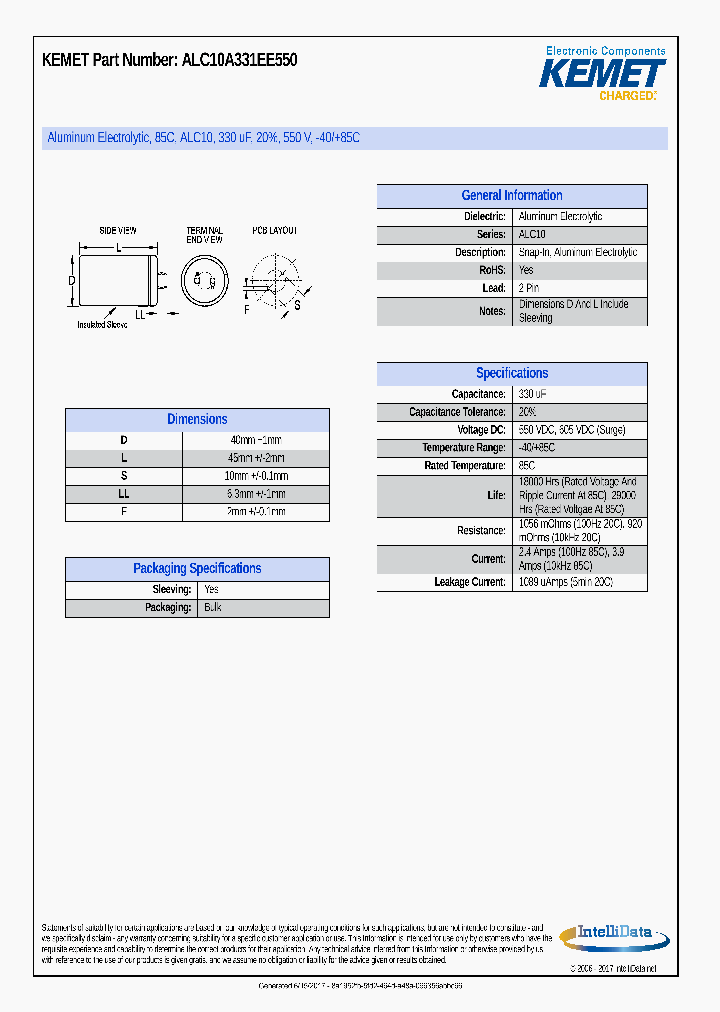 ALC10A331EE550_8898300.PDF Datasheet