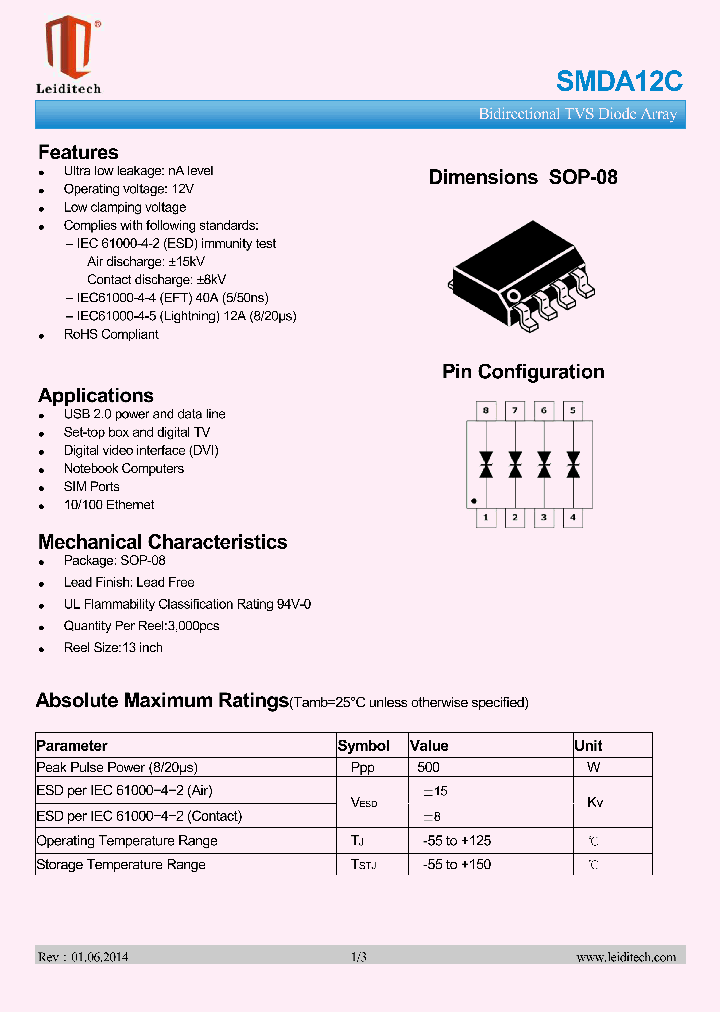 SMDA12C_8898855.PDF Datasheet