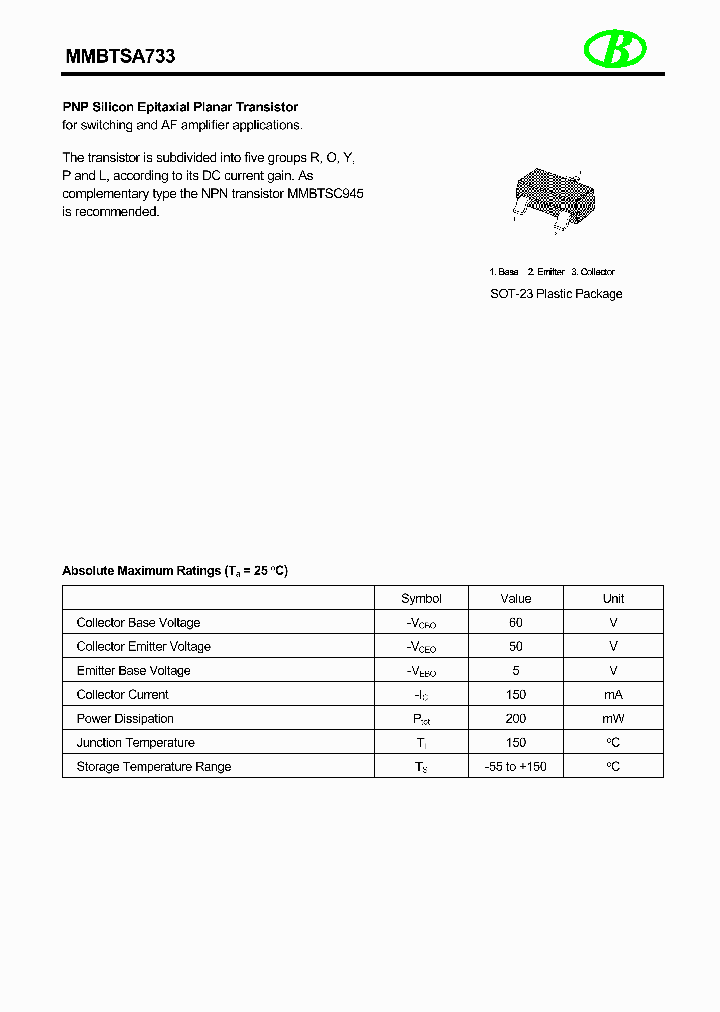 MMBTSA733_8900308.PDF Datasheet