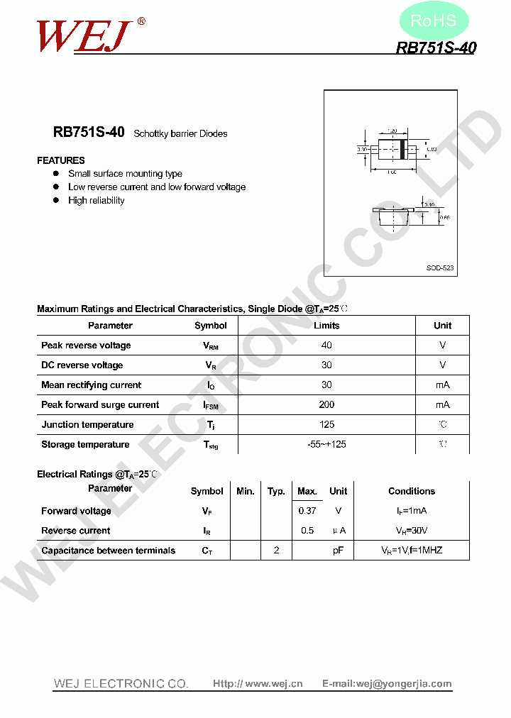 RB751S-40_8900756.PDF Datasheet