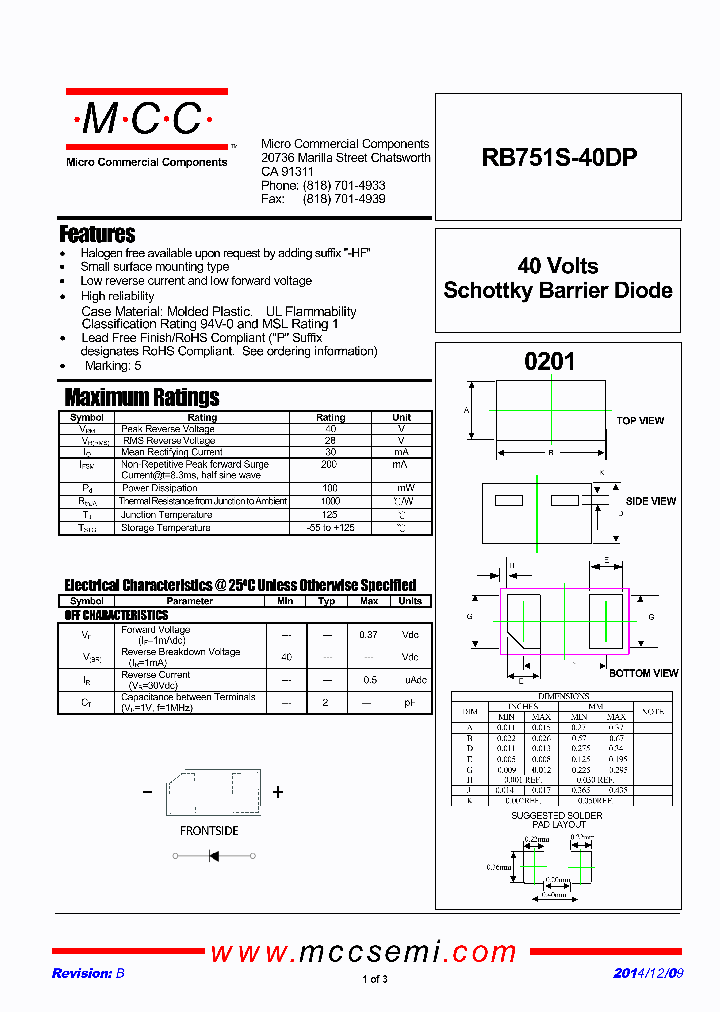 RB751S-40DP_8900762.PDF Datasheet