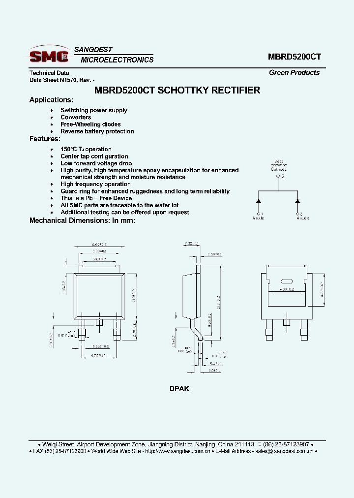 MBRD5200CT_8901295.PDF Datasheet