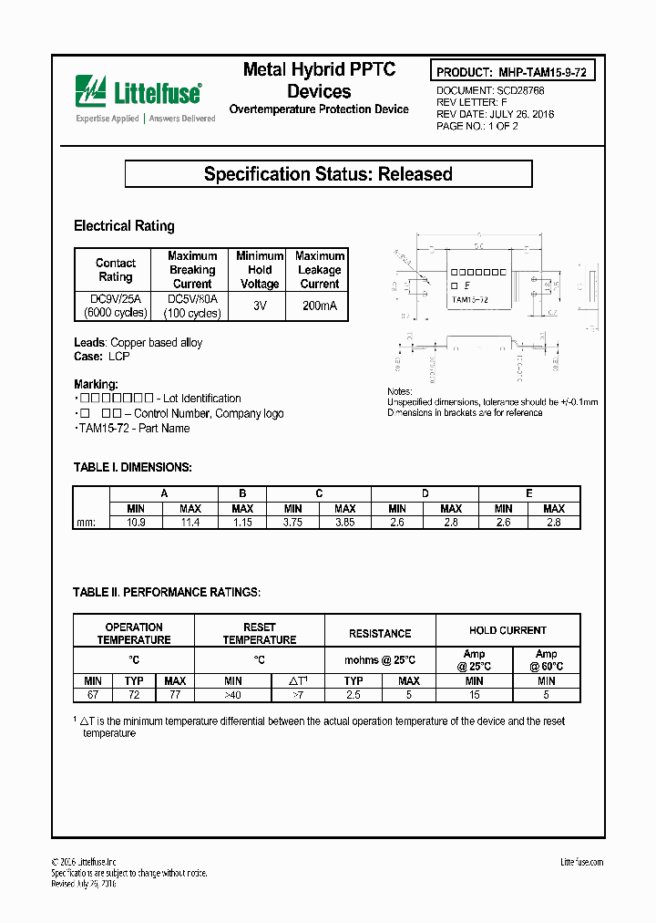 MHP-TAM15-9-72_8902185.PDF Datasheet