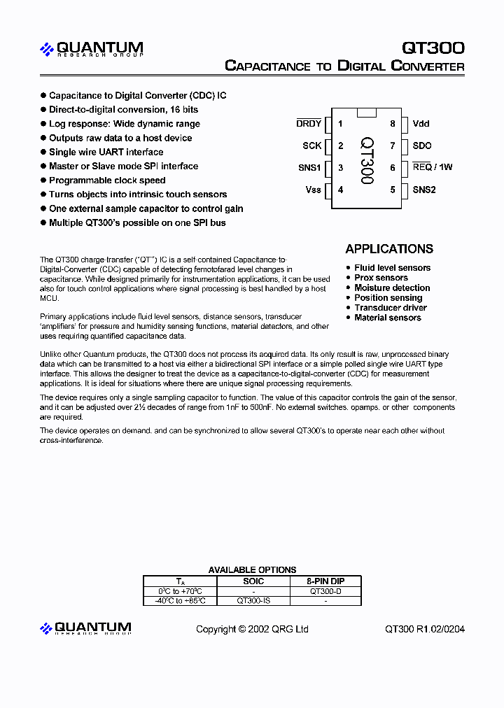 QT300-IS_8902831.PDF Datasheet