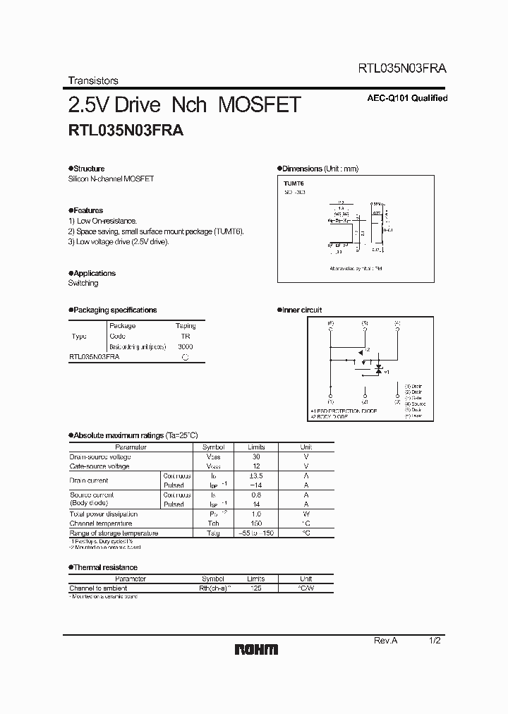 RTL035N03FRA_8903167.PDF Datasheet