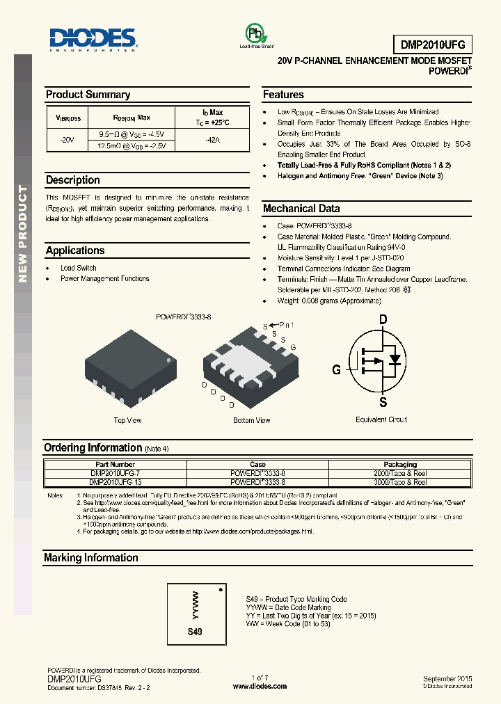 DMP2010UFG-7_8904779.PDF Datasheet