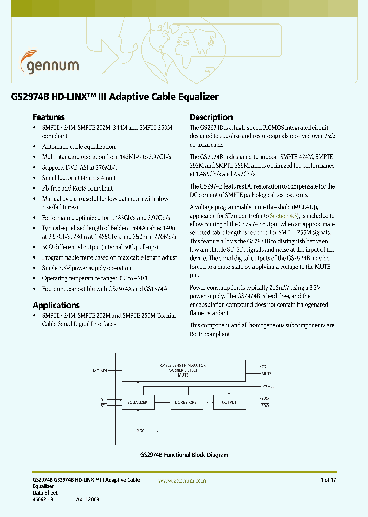 GS2974B_8906385.PDF Datasheet