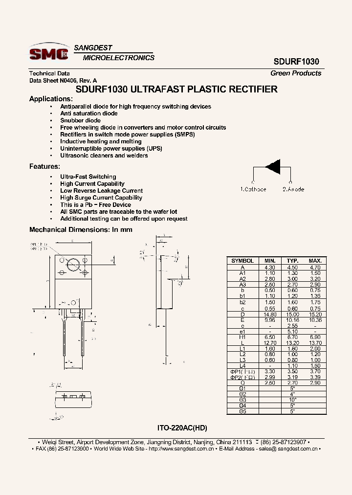 SDURF1030_8906956.PDF Datasheet