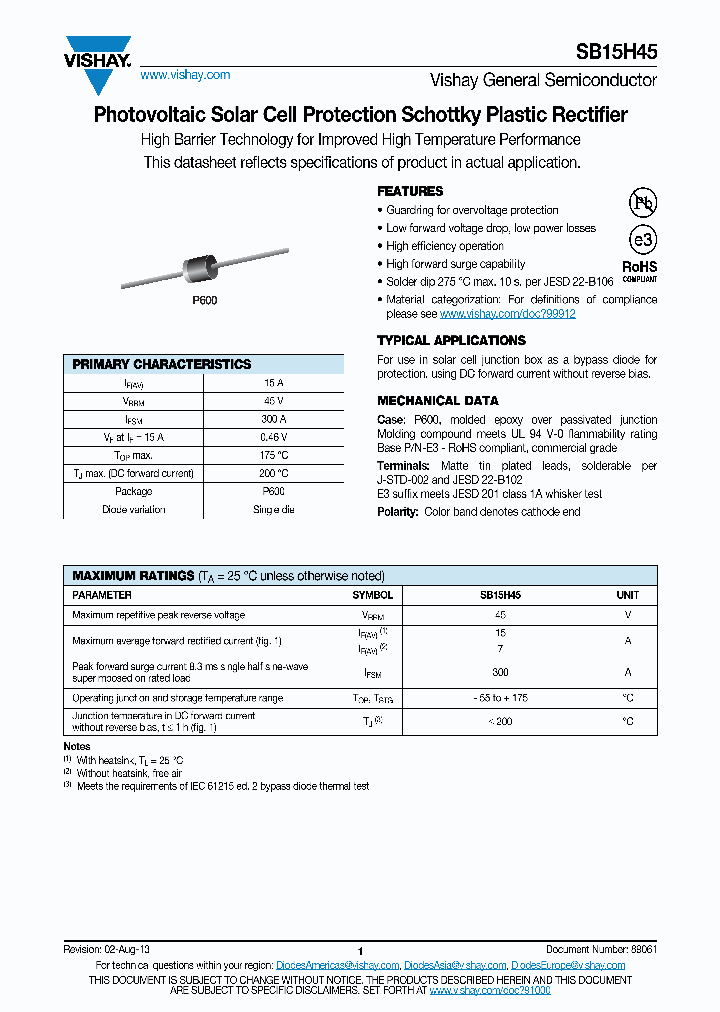 SB15H45_8907218.PDF Datasheet