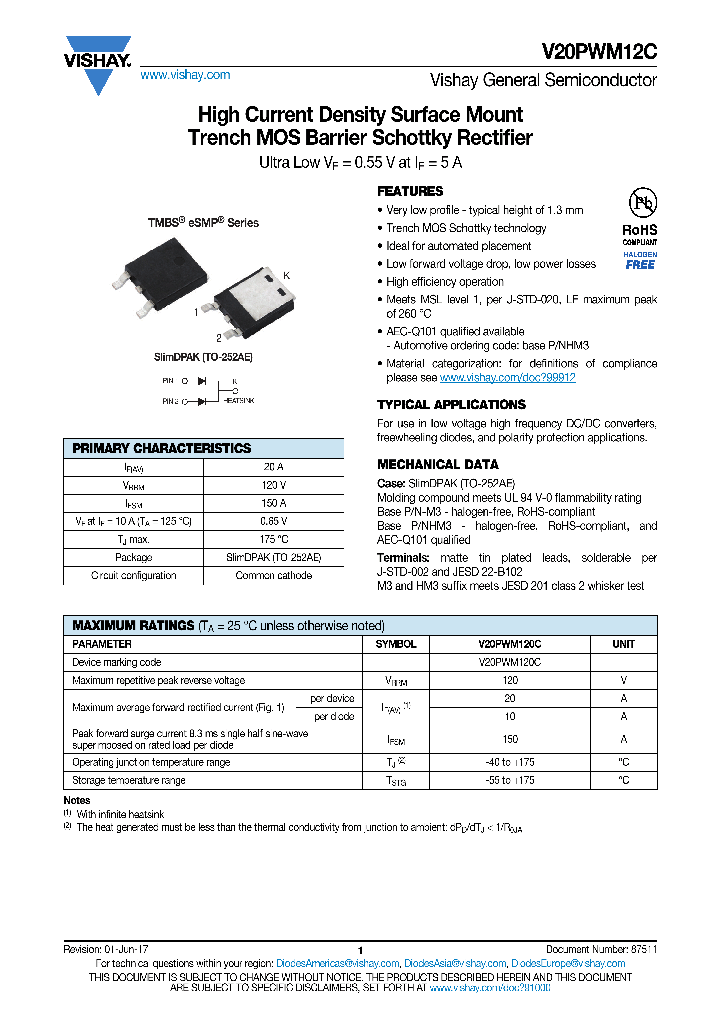 V20PWM12C_8907405.PDF Datasheet