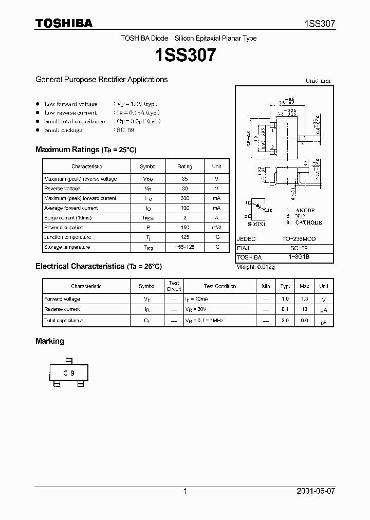 1SS307_8908416.PDF Datasheet