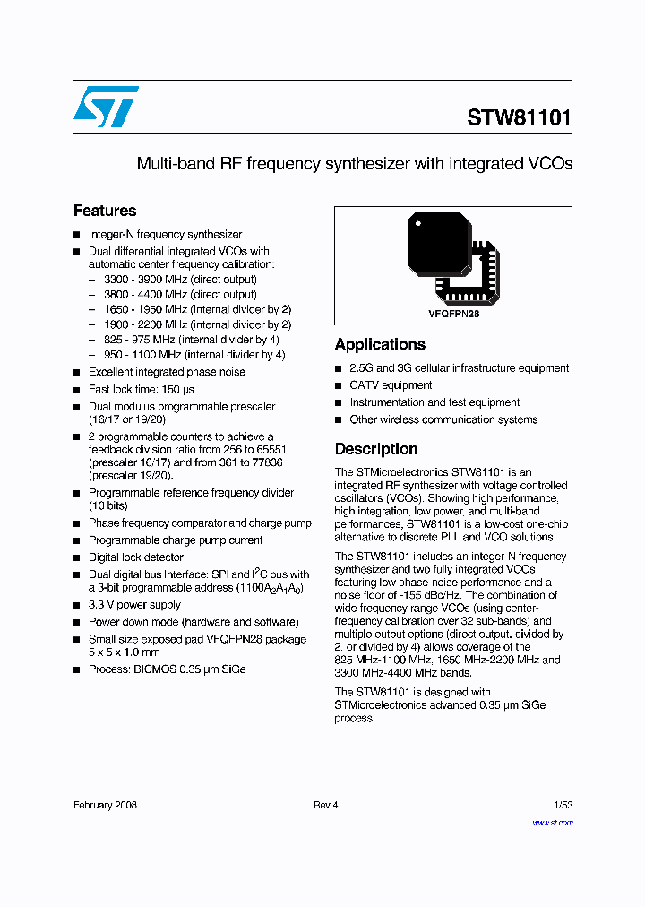 STW81101_8908509.PDF Datasheet