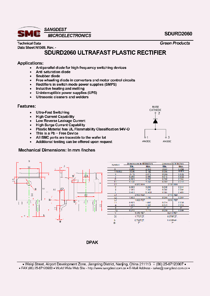 SDURD2060_8908585.PDF Datasheet