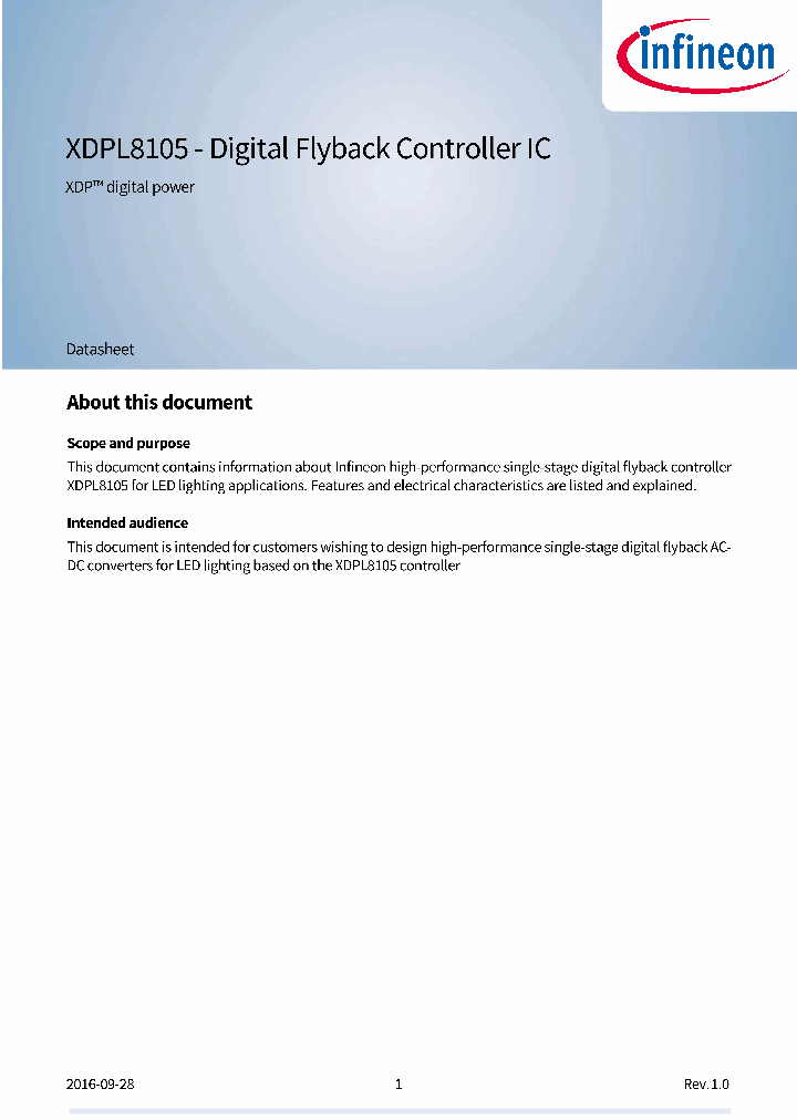 XDPL8105_8908887.PDF Datasheet