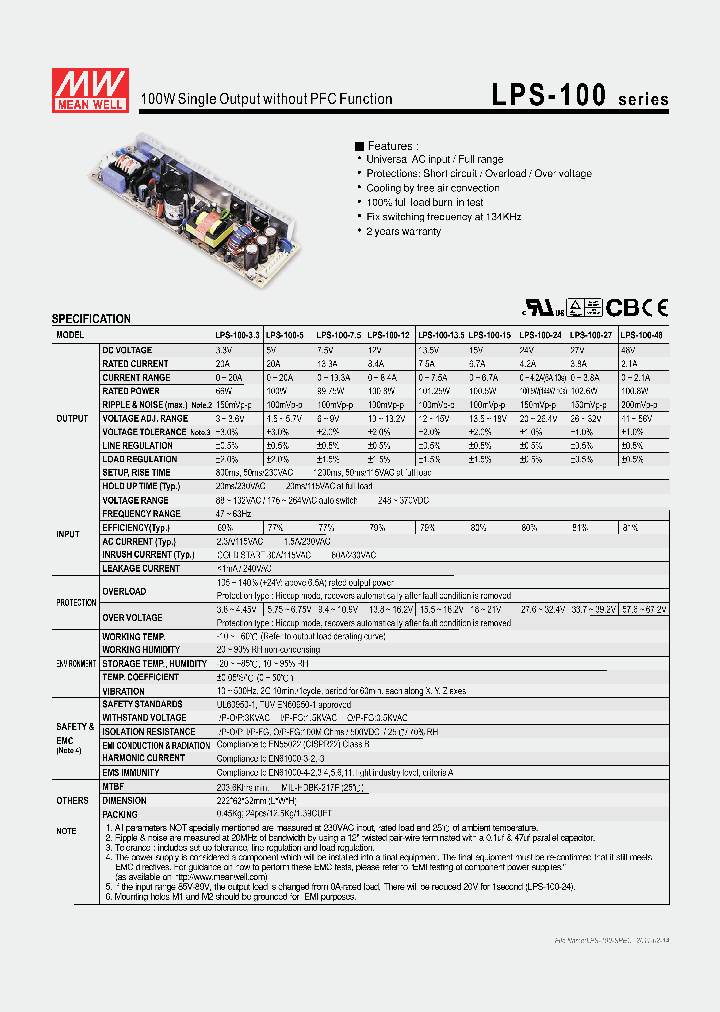 LPS-100-24_8909534.PDF Datasheet