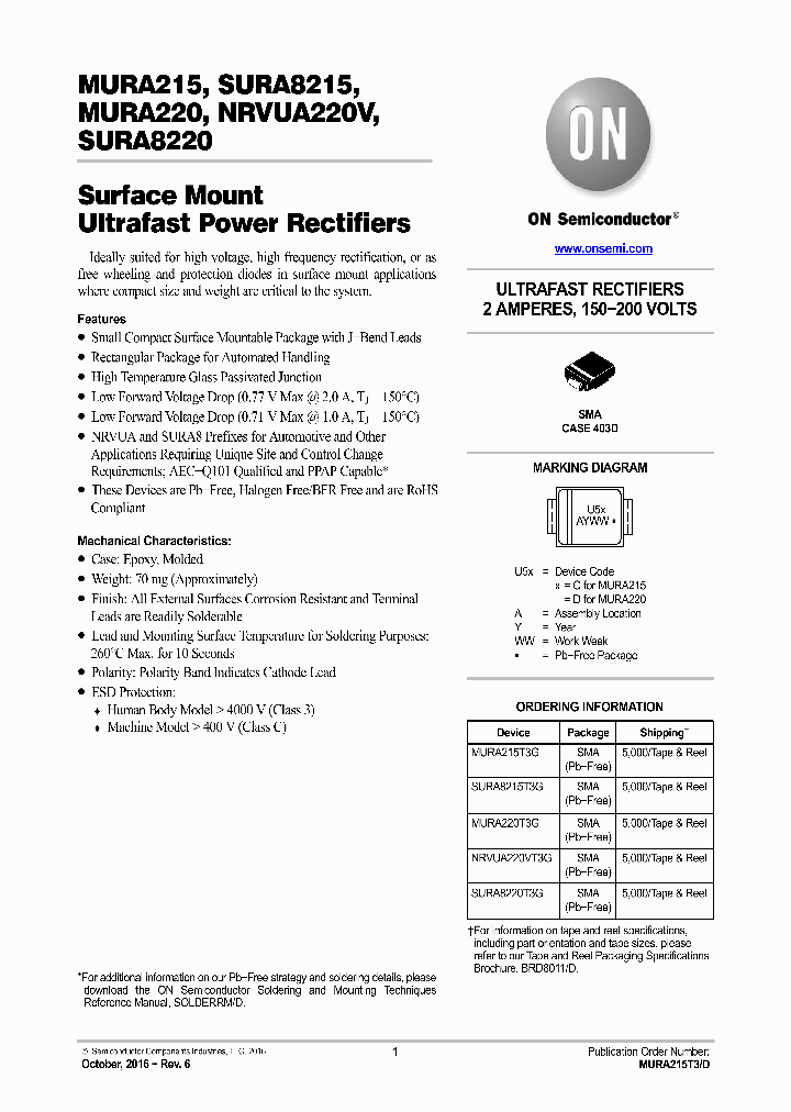 NRVUA220VT3G_8910201.PDF Datasheet