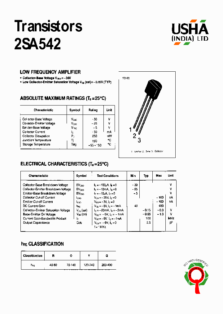 2SA542_8910739.PDF Datasheet