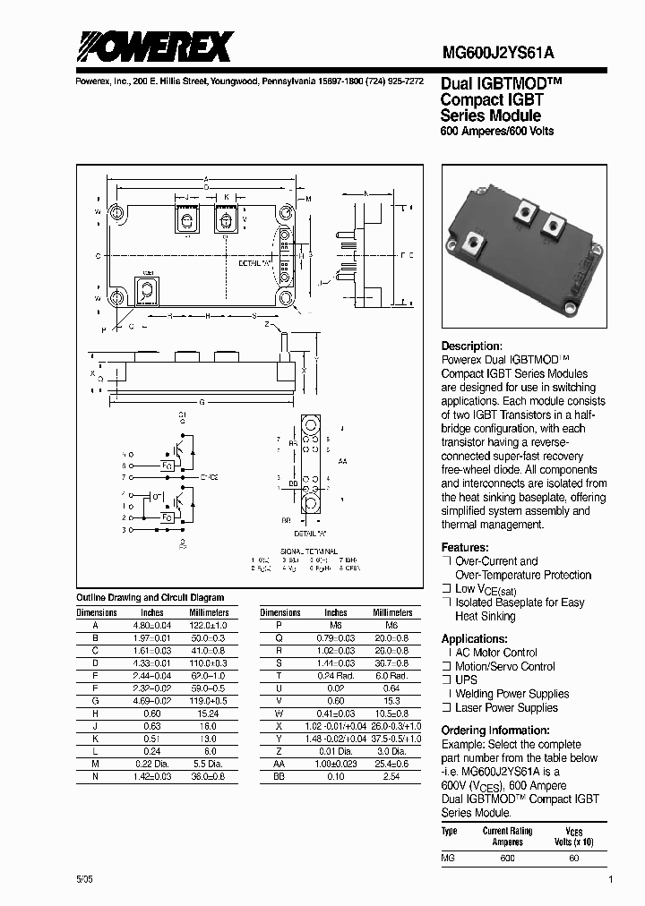 MG600J2YS61A_8913999.PDF Datasheet
