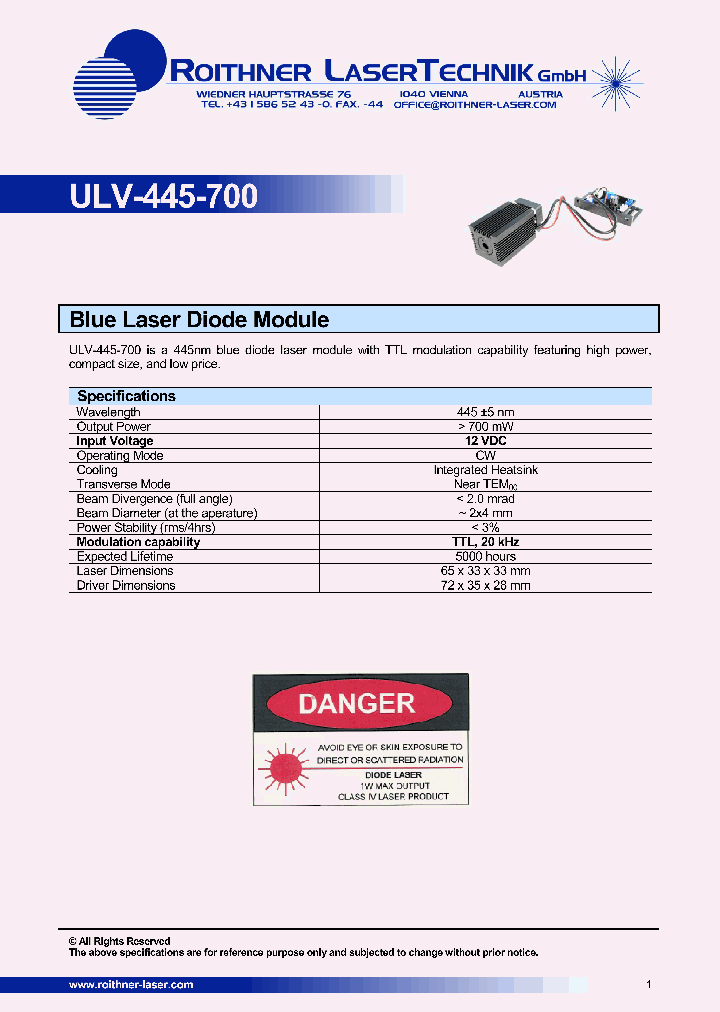 ULV-445-700_8916144.PDF Datasheet