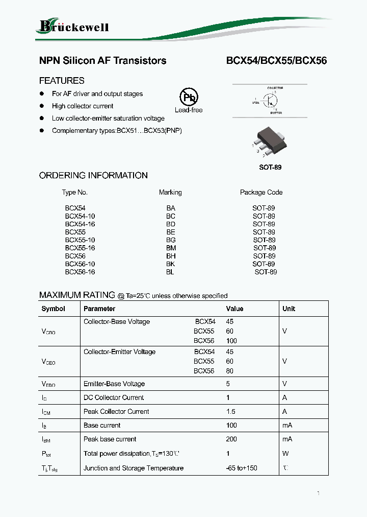 BCX54-16_8916678.PDF Datasheet