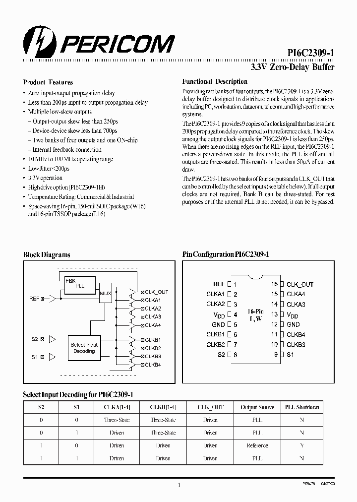 PI6C2309-1HW_8919421.PDF Datasheet