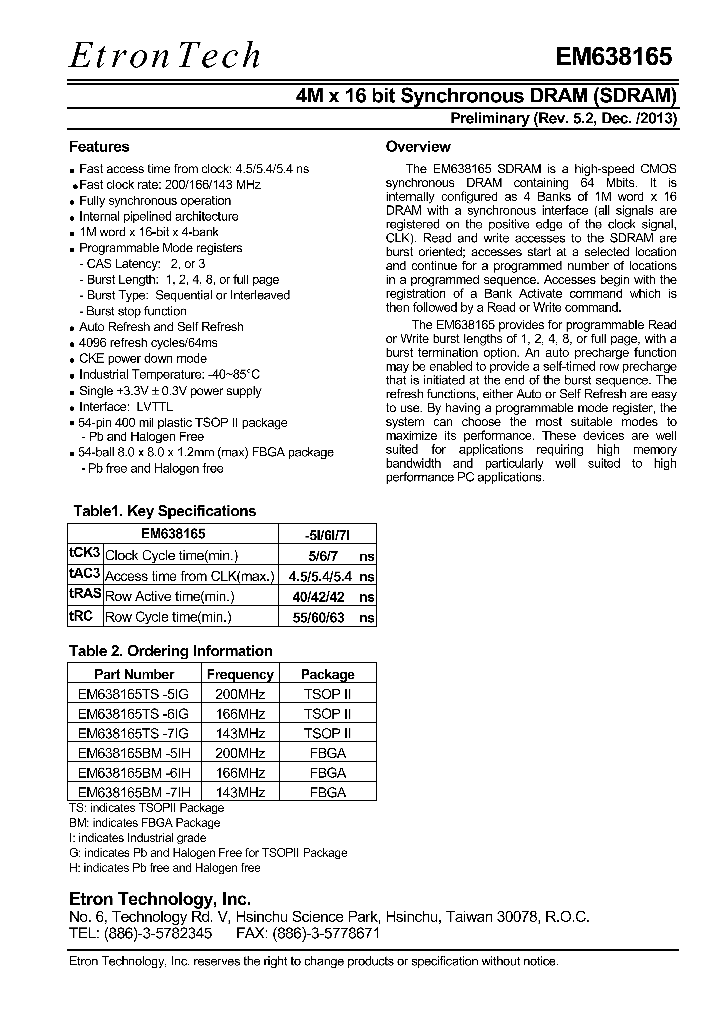 EM638165TS-6IG_8919440.PDF Datasheet