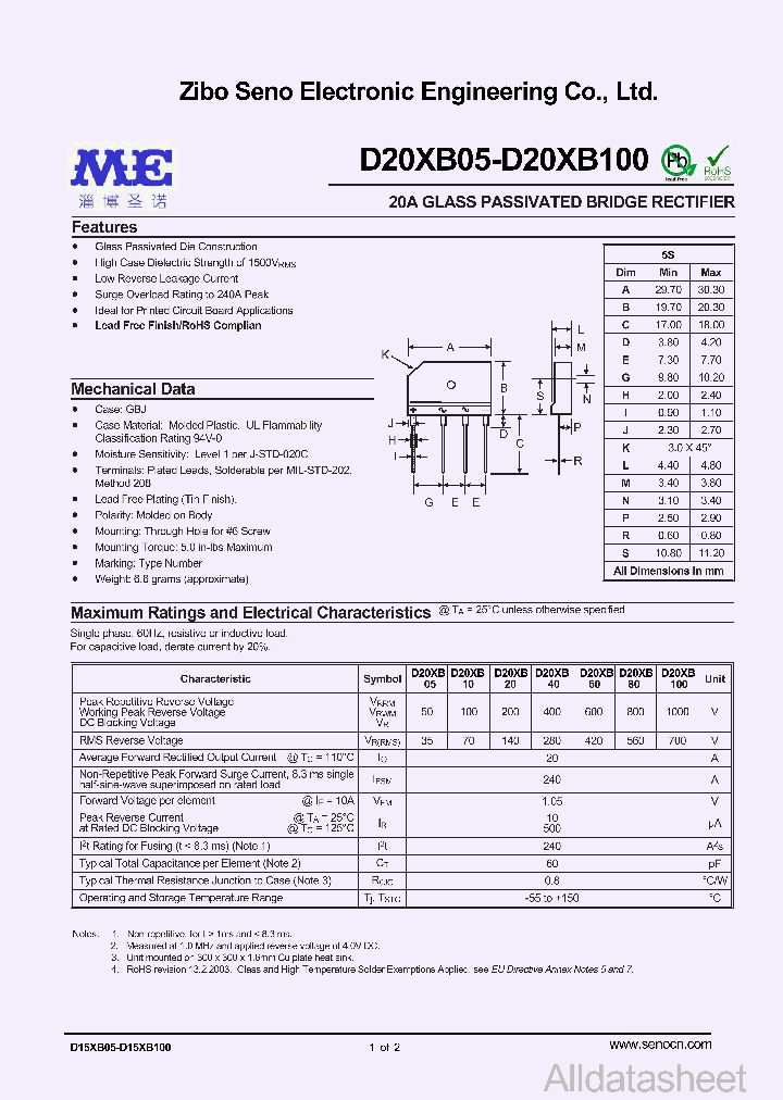 D20XB100_8920938.PDF Datasheet