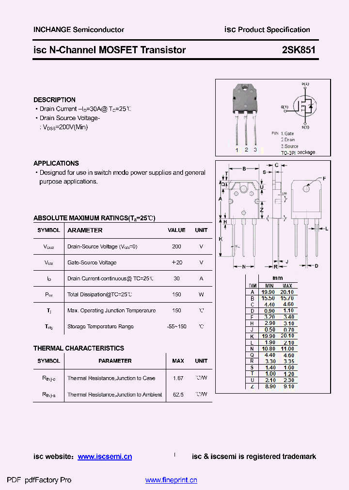 2SK851_8921179.PDF Datasheet