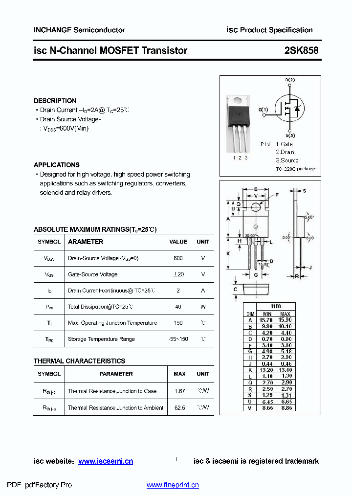 2SK858_8921182.PDF Datasheet