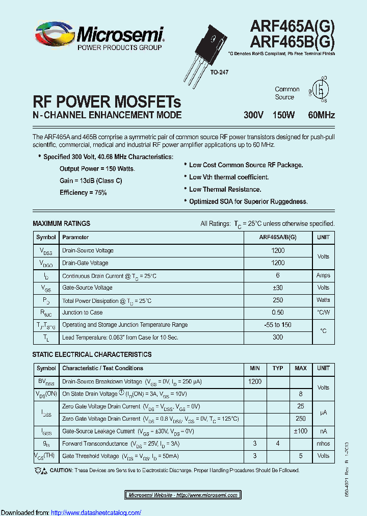 ARF465AG_8928186.PDF Datasheet