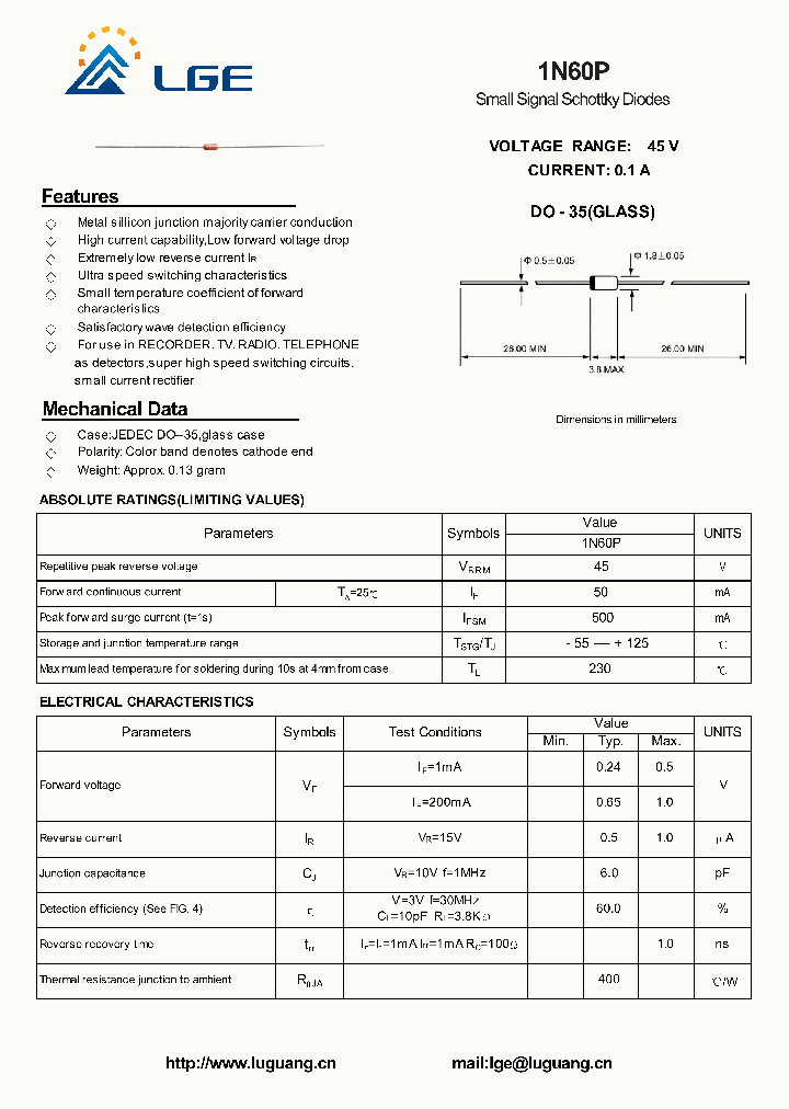 1N60P_8931387.PDF Datasheet