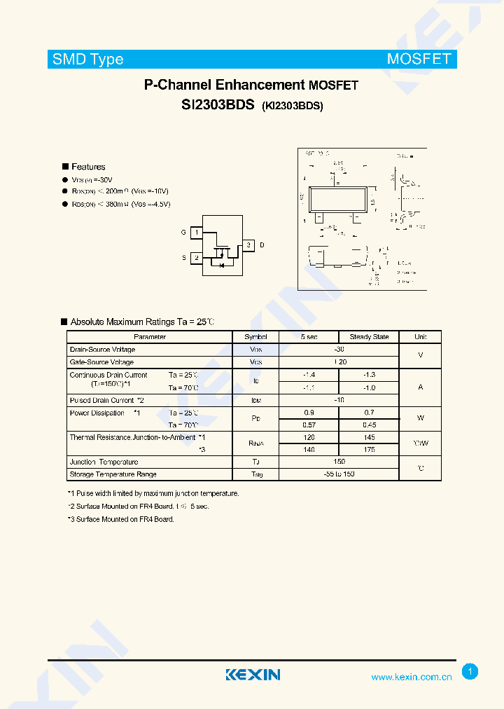 SI2303BDS-3_8934153.PDF Datasheet