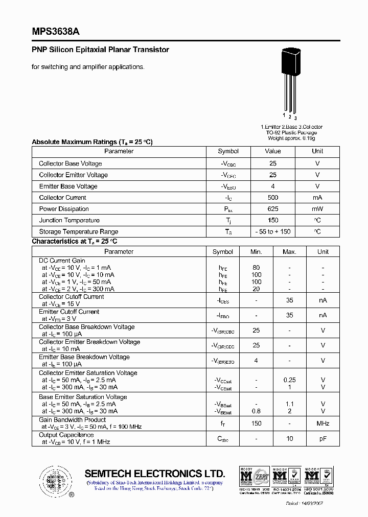 MPS3638A_8934250.PDF Datasheet