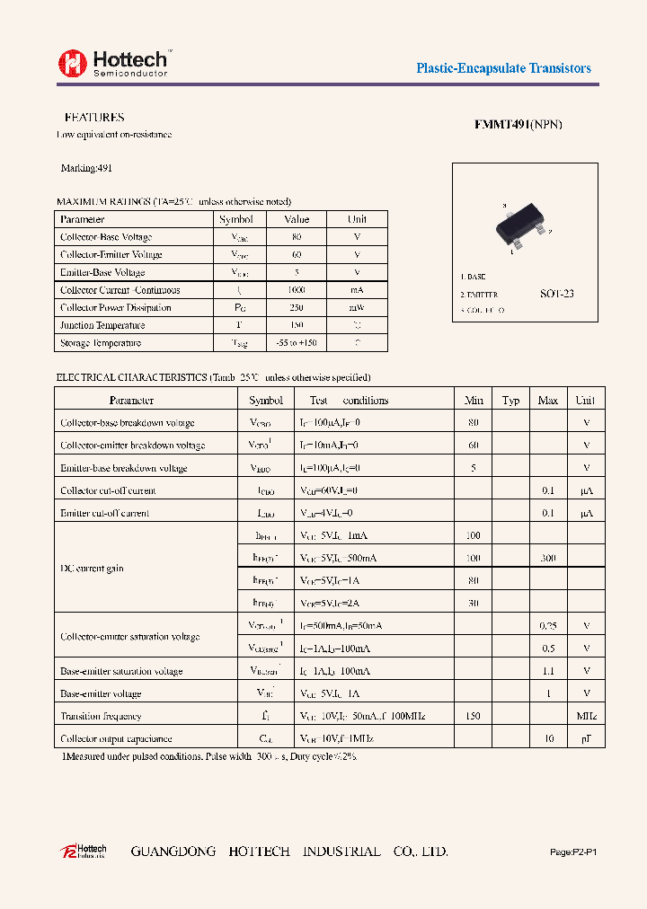 FMMT491_8938637.PDF Datasheet