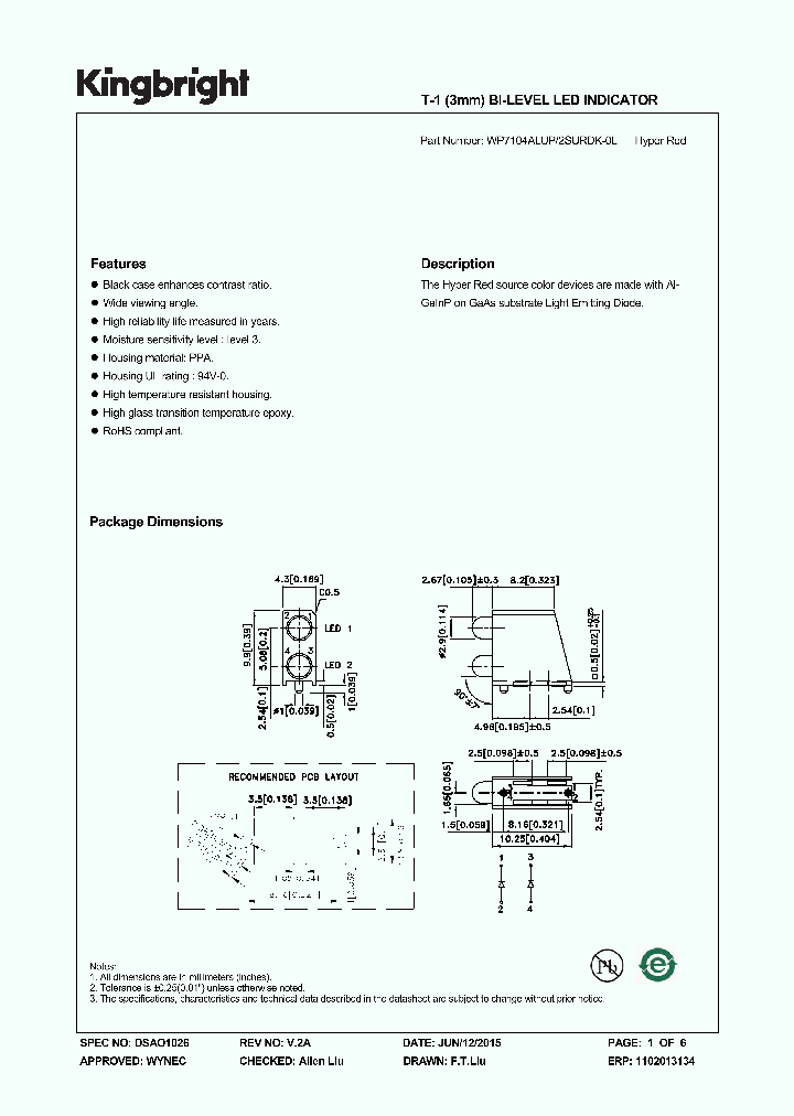 WP7104ALUP-2SURDK-0L_8939200.PDF Datasheet