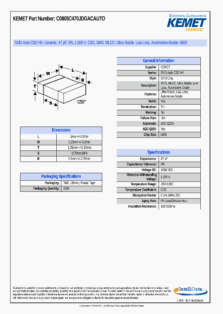 C0805C470JDGACAUTO_8941572.PDF Datasheet