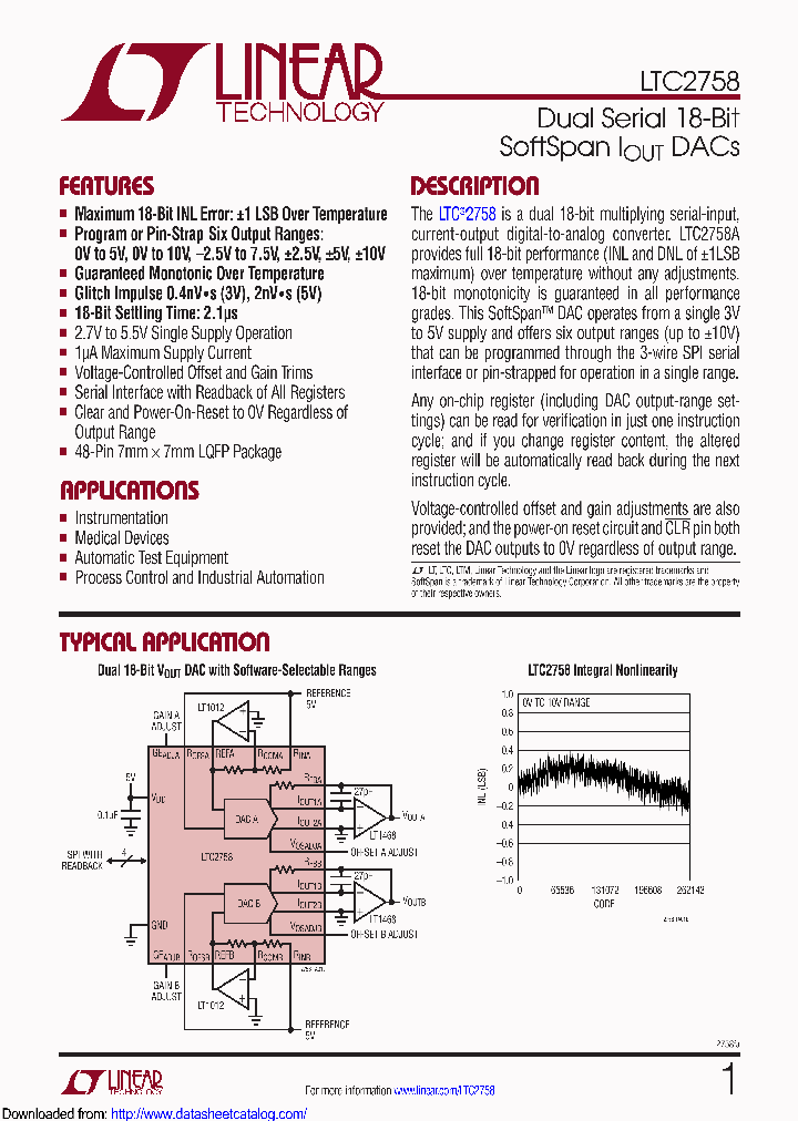 LTC2758BCLXPBF_8941610.PDF Datasheet