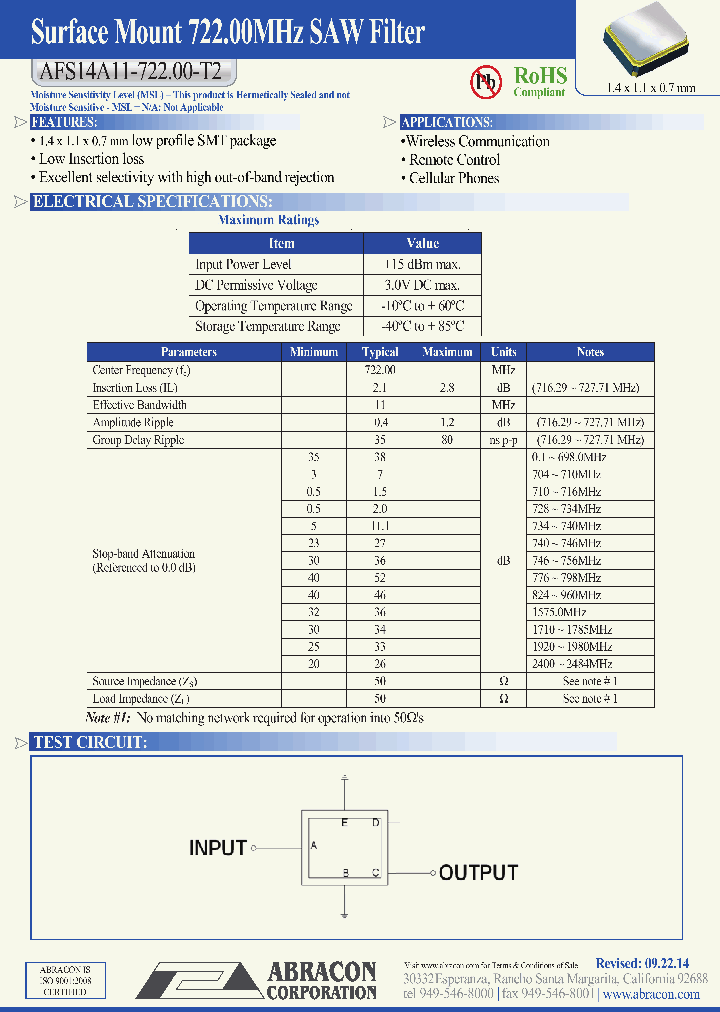 AFS14A11-72200-T2_8945615.PDF Datasheet