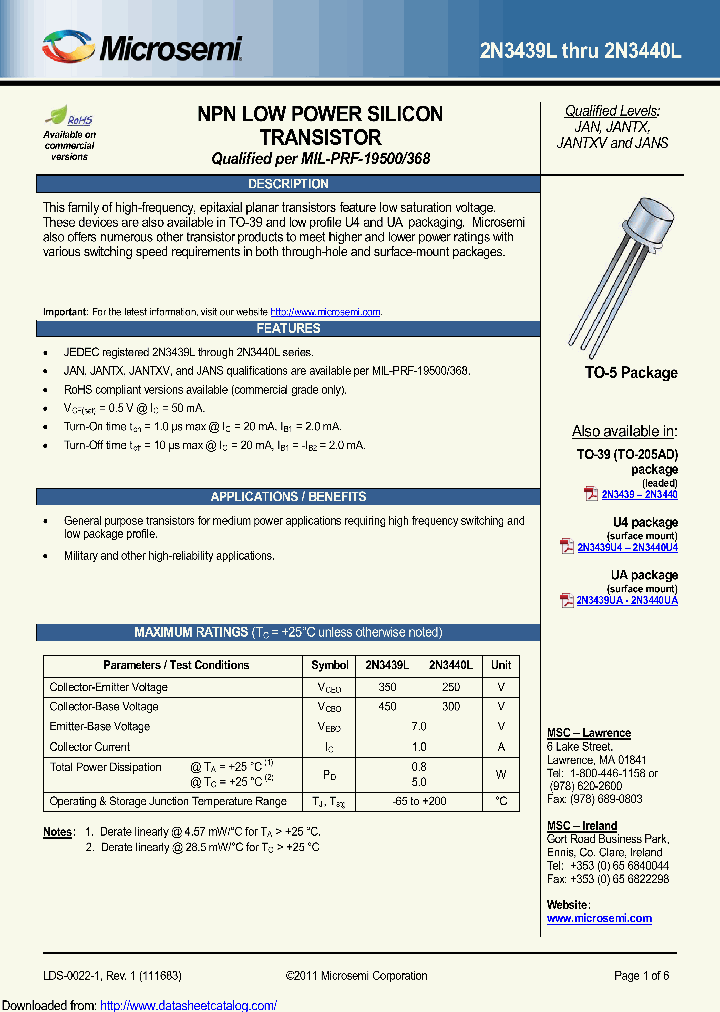 2N3439LE3_8946145.PDF Datasheet