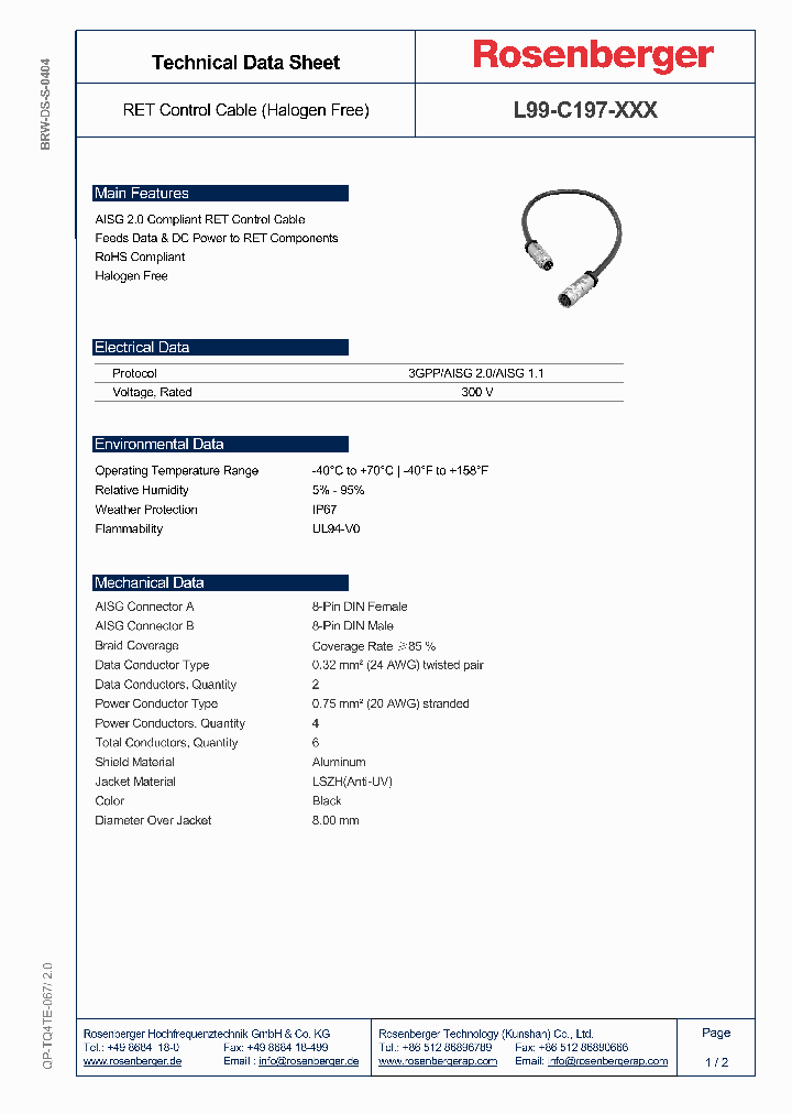 L99-C197-20000_8949503.PDF Datasheet