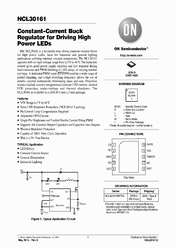NCL30161_8950390.PDF Datasheet