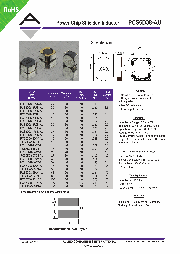 PCS6D28-560N-AU_8950953.PDF Datasheet