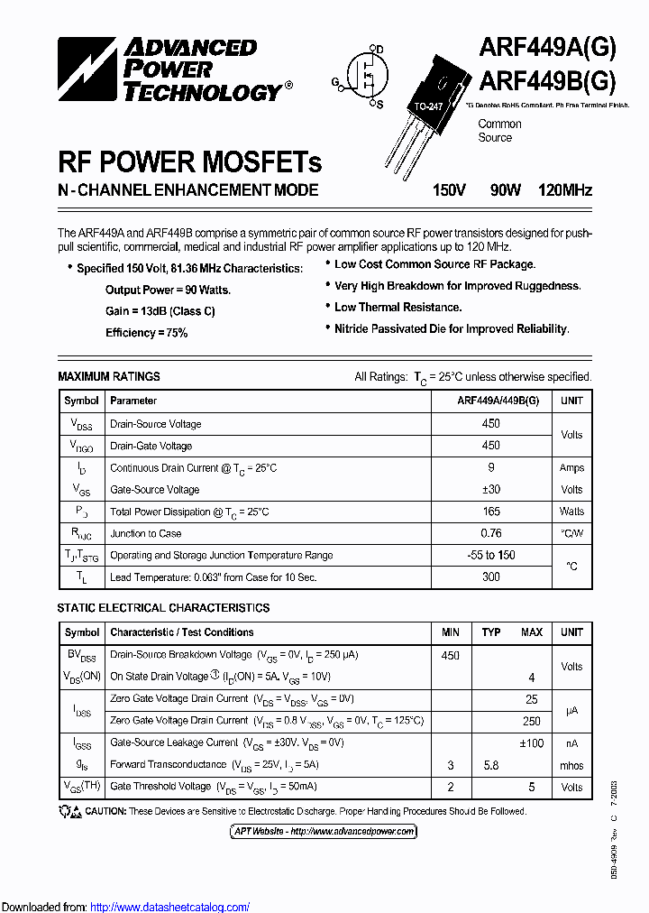 ARF449AG_8953302.PDF Datasheet