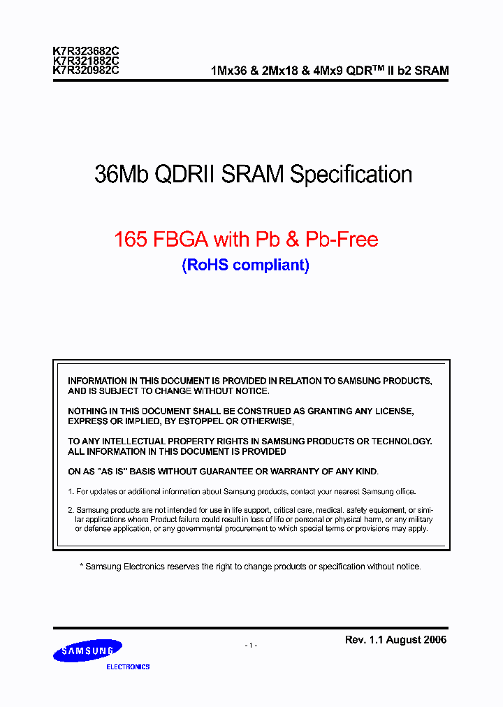 K7R323682C-FCI20_8954288.PDF Datasheet