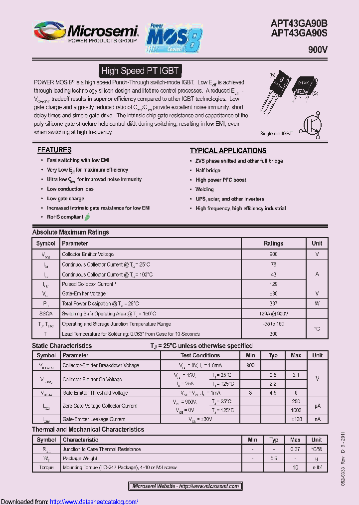 APT43GA90S_8956447.PDF Datasheet