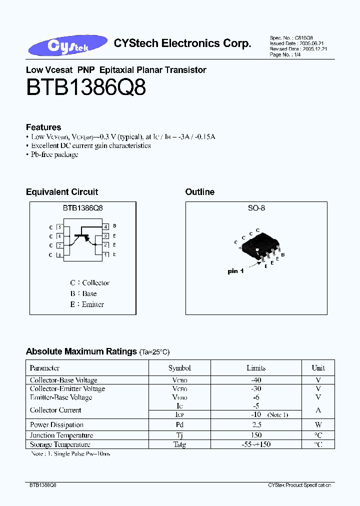 BTB1386Q8_8958630.PDF Datasheet